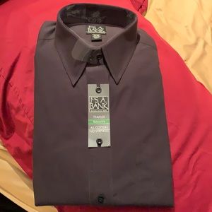 Jos A Bank tailored fit dress shirt